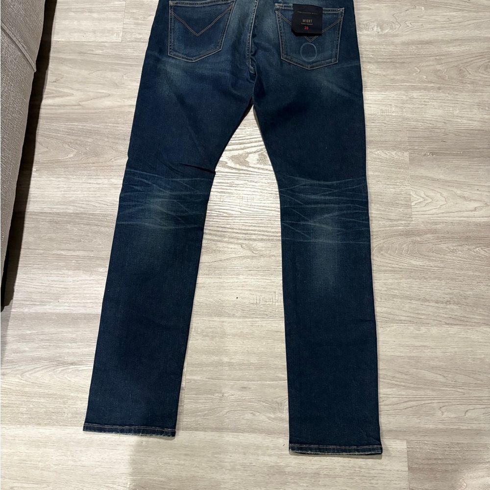 John Varvatos Indigo Slim Jeans Wight - Picture 2 of 3